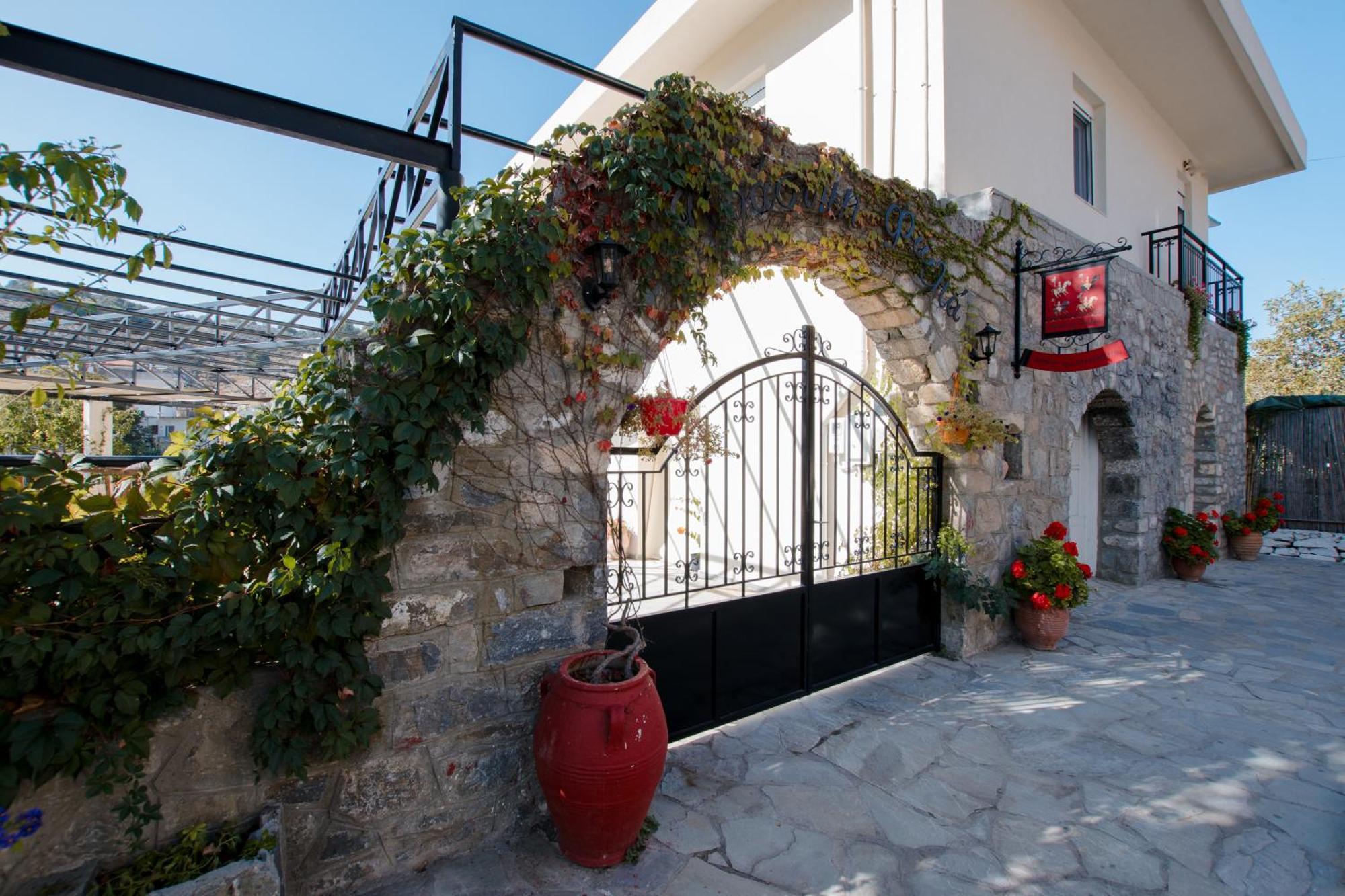 Ferienwohnung Prasini Folia - Studio Mesili Anogia Exterior foto
