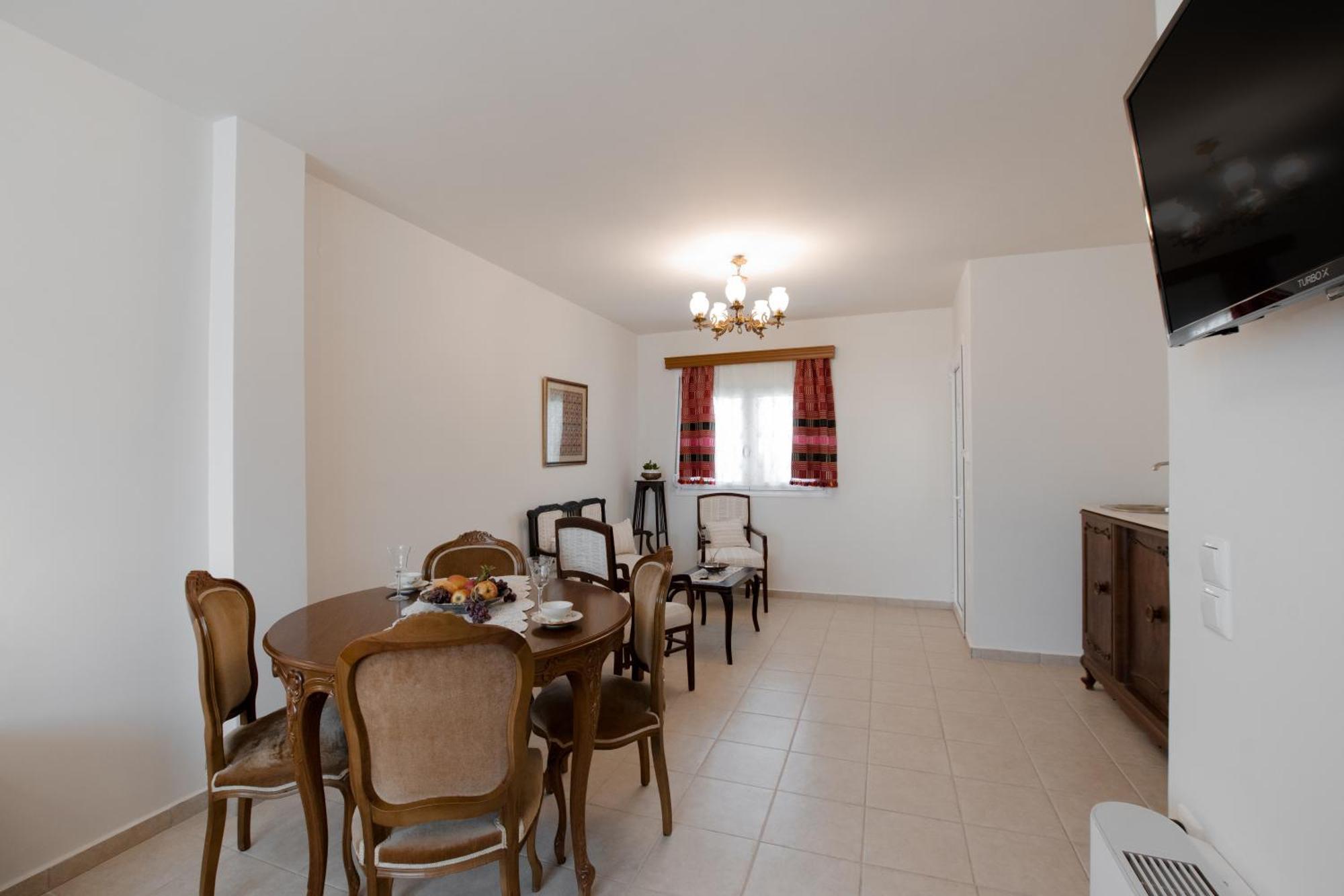 Ferienwohnung Prasini Folia - Studio Mesili Anogia Exterior foto