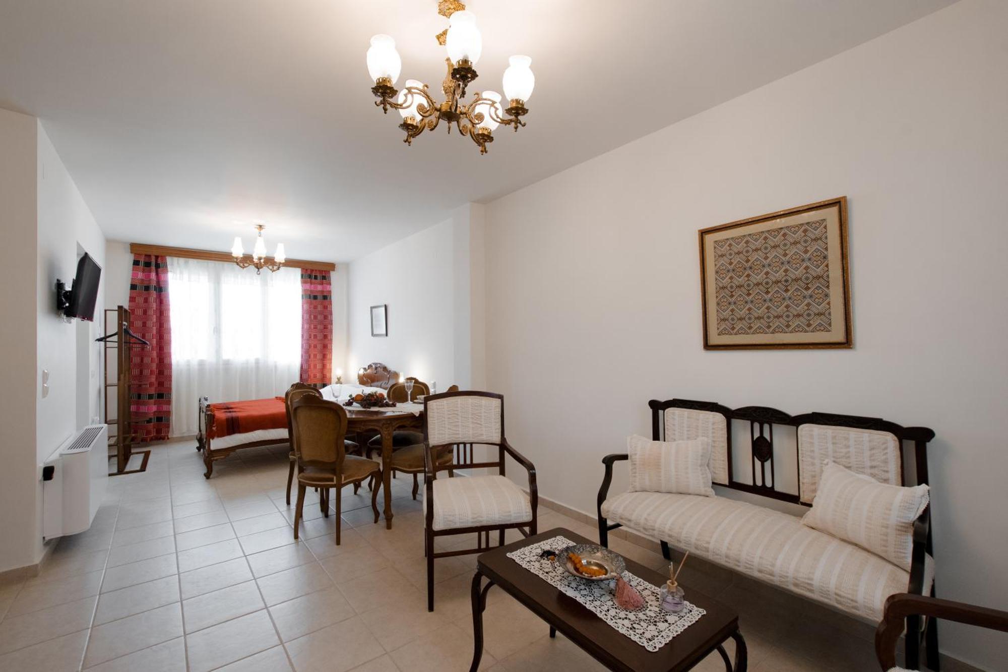 Ferienwohnung Prasini Folia - Studio Mesili Anogia Exterior foto
